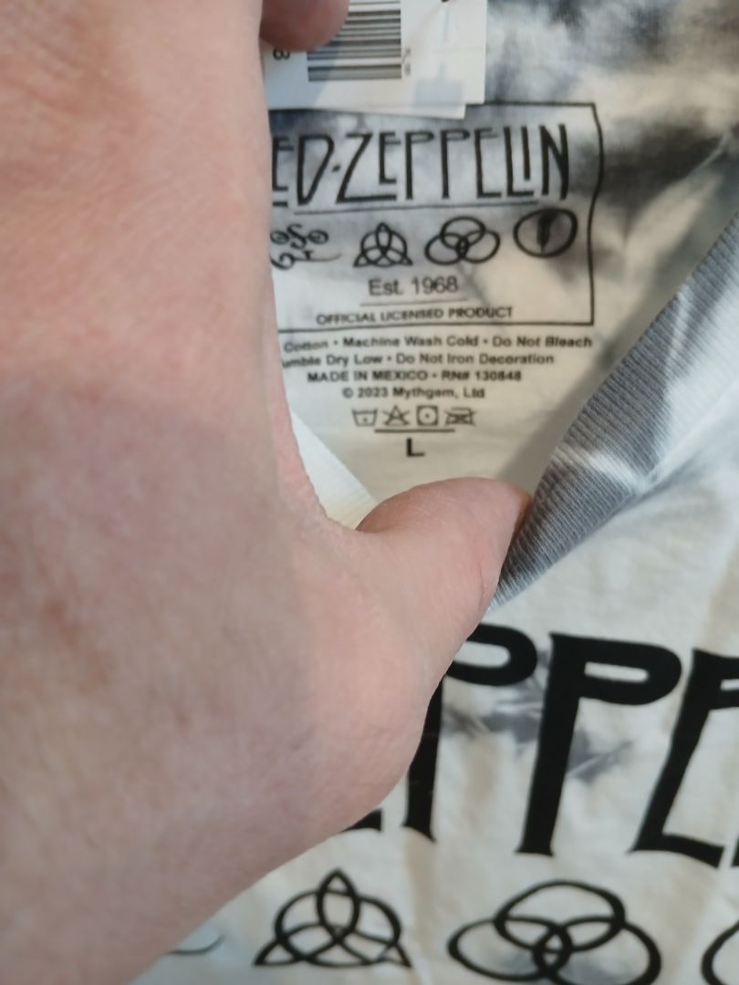 Led Zeppelin Symbols Never Worn