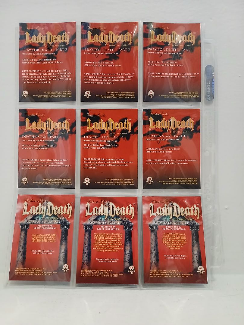 Lady Death Chromium Sets