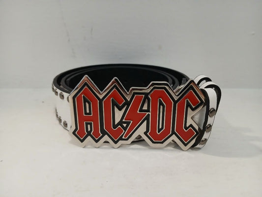 AC/DC Buckle w/ Studded Belt