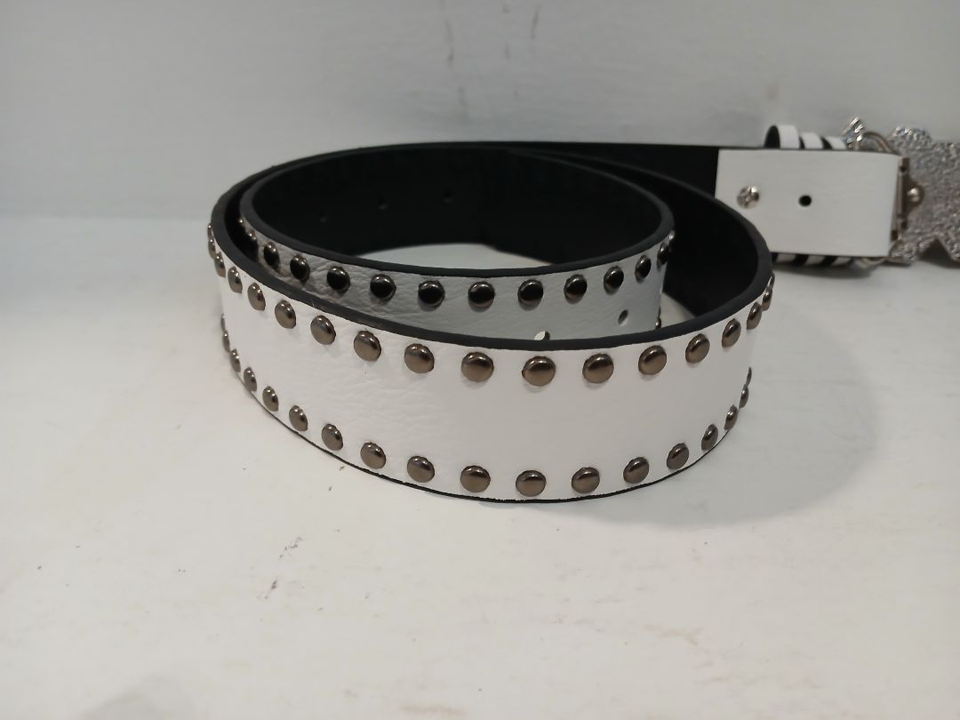 AC/DC Buckle w/ Studded Belt