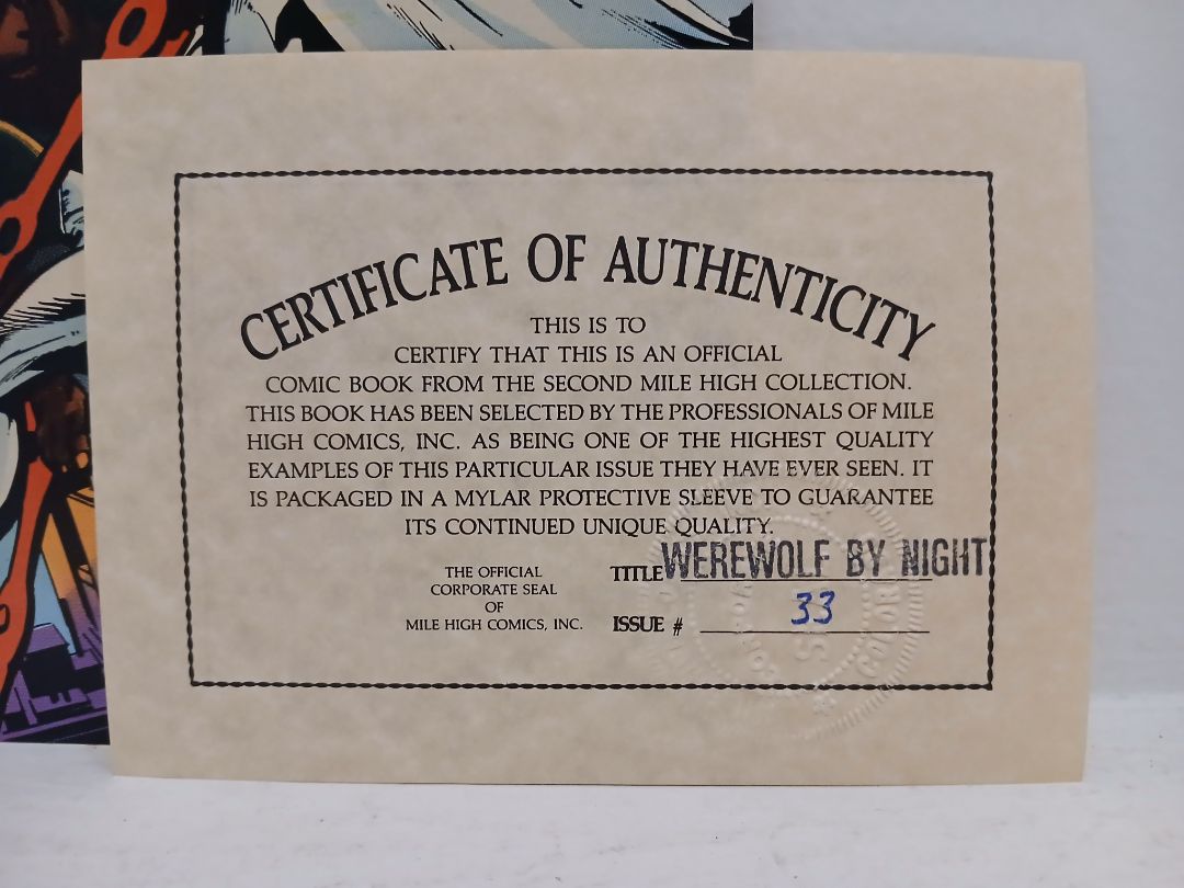 Werewolf By Night #33 Moon Knight