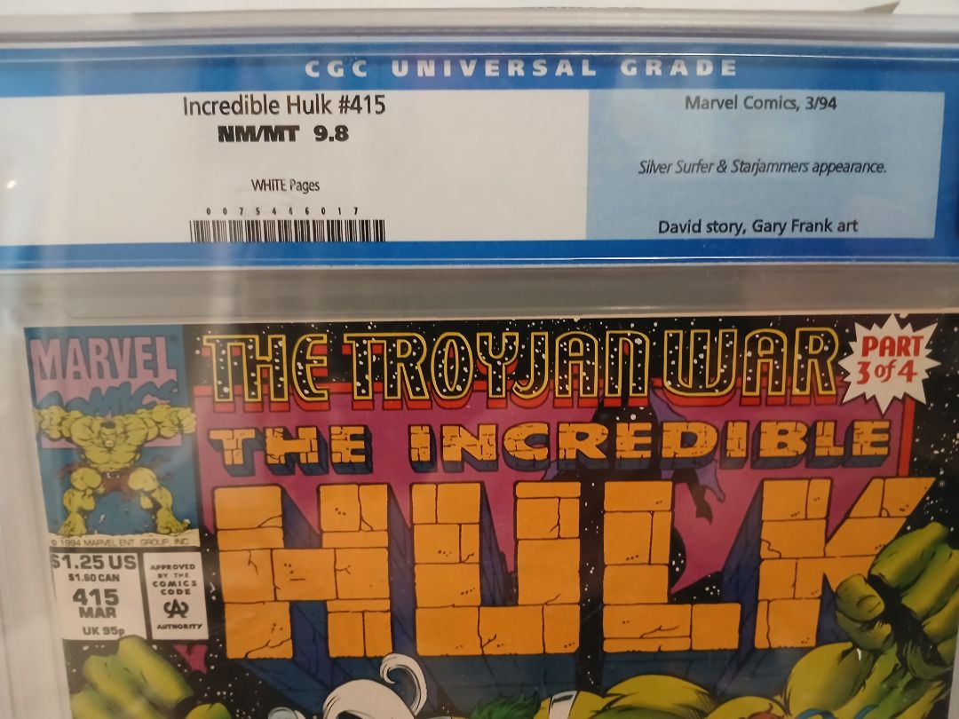 Incredible Hulk 415 CGC 9.8