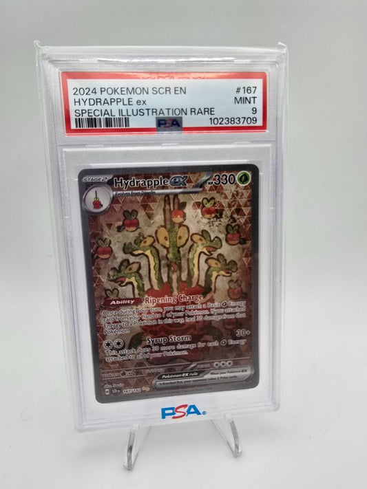 2024 Pokémon Hydrapple ex – Special Illustration Rare (PSA 9 Mint, #167/SCR)
