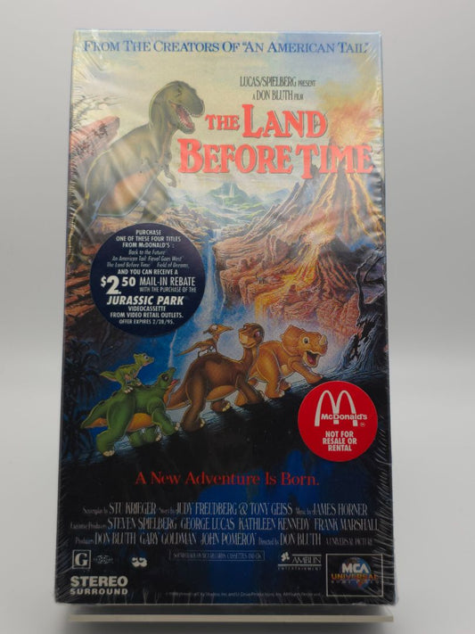 SEALED Land Before Time VHS
