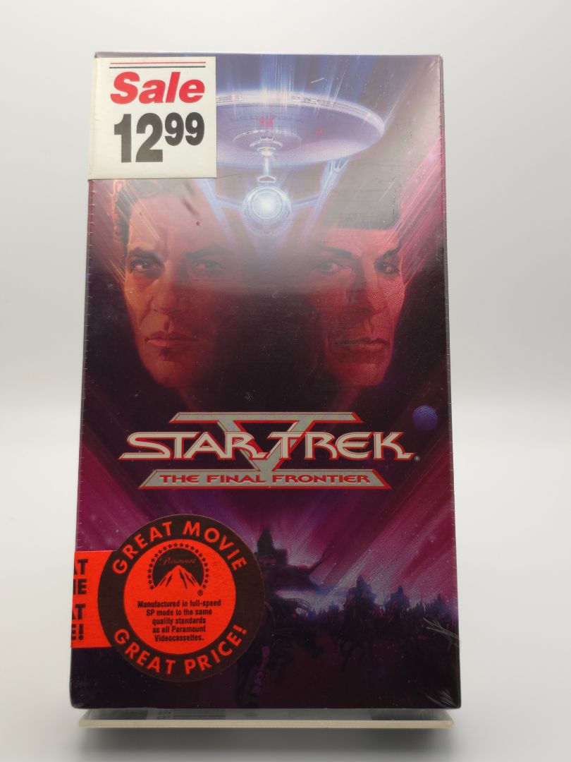SEALED Star Trek V Final Frontier VHS