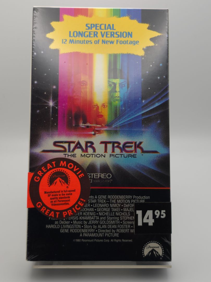 SEALED Star Trek The Motion Picture VHS