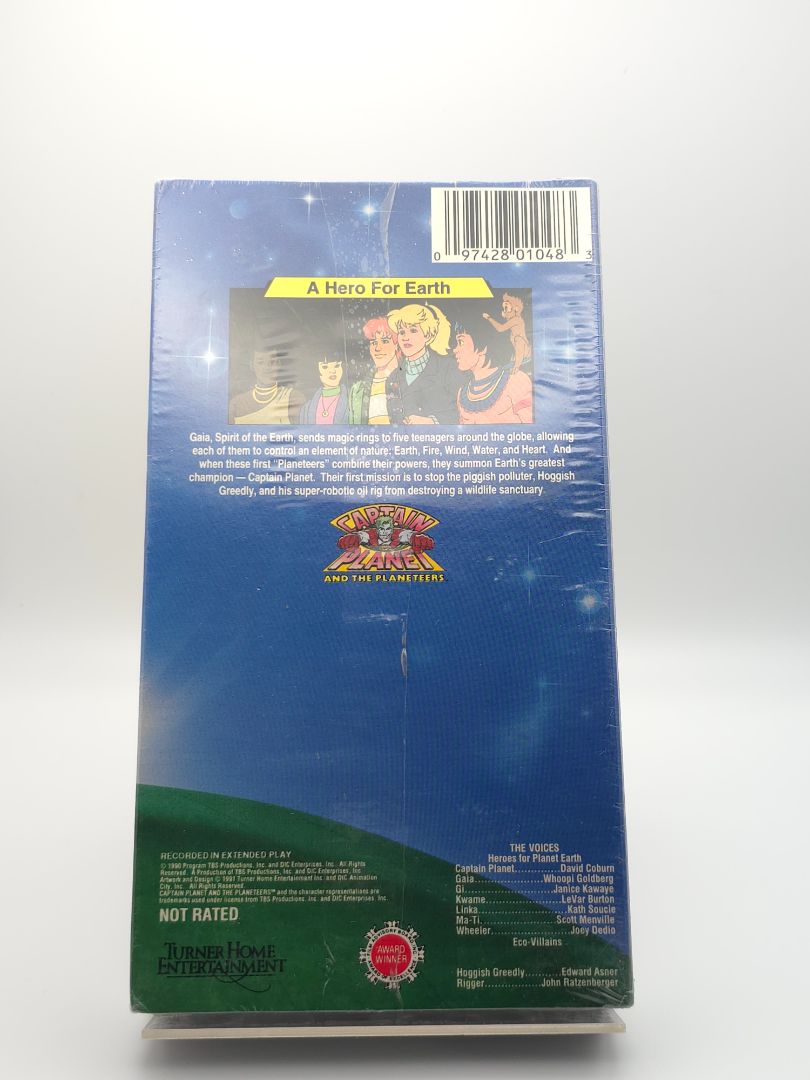 SEALED Captain Planet VHS