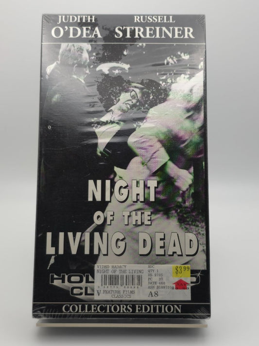 SEALED Night of the Living Dead VHS