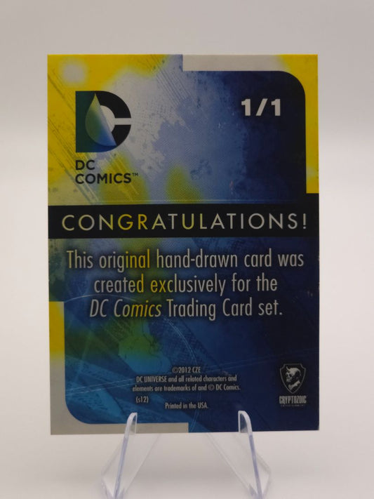 1/1 Harley Quinn Sketch Card by Adam Cline 12'