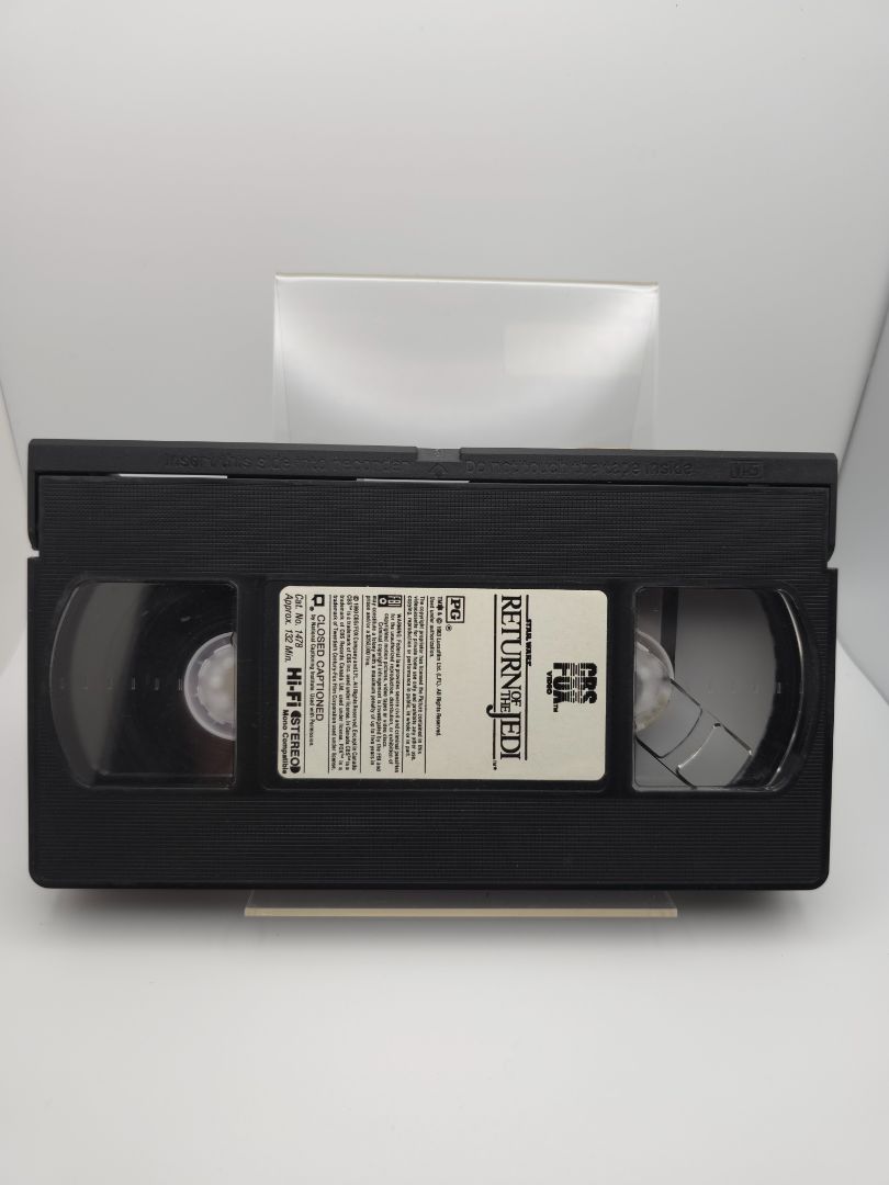 Star Wars Return of the Jedi VHS
