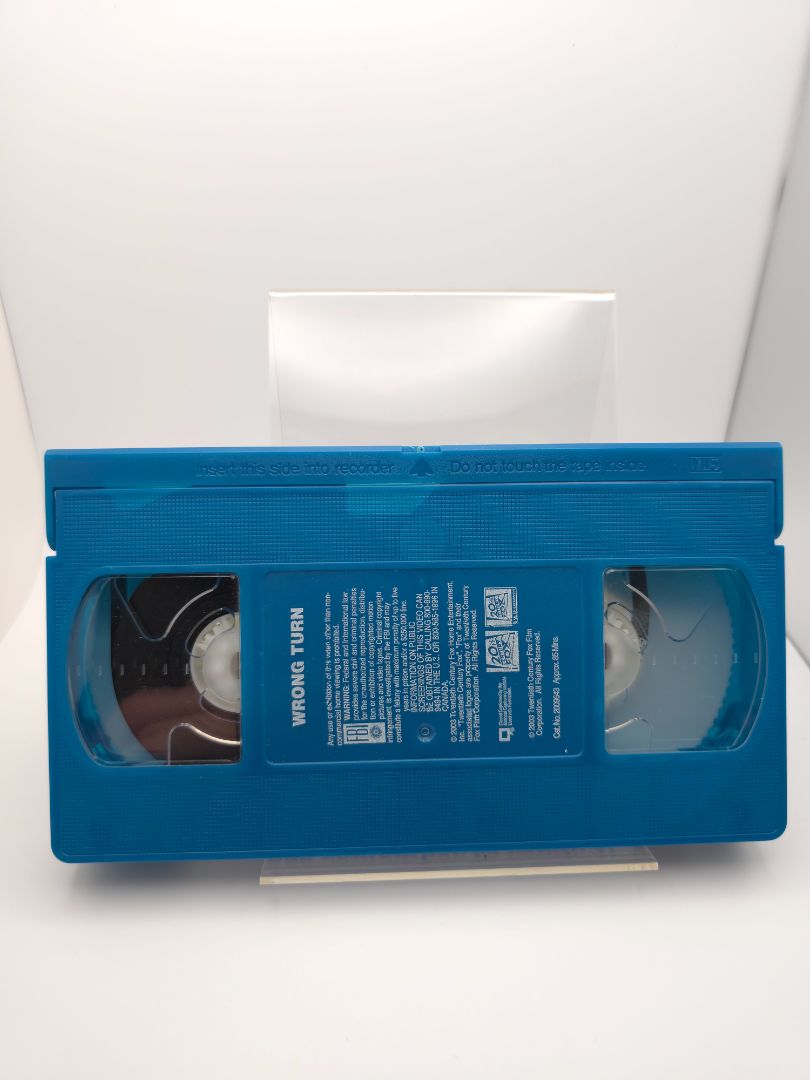 Wrong Turn VHS (Blue Case)