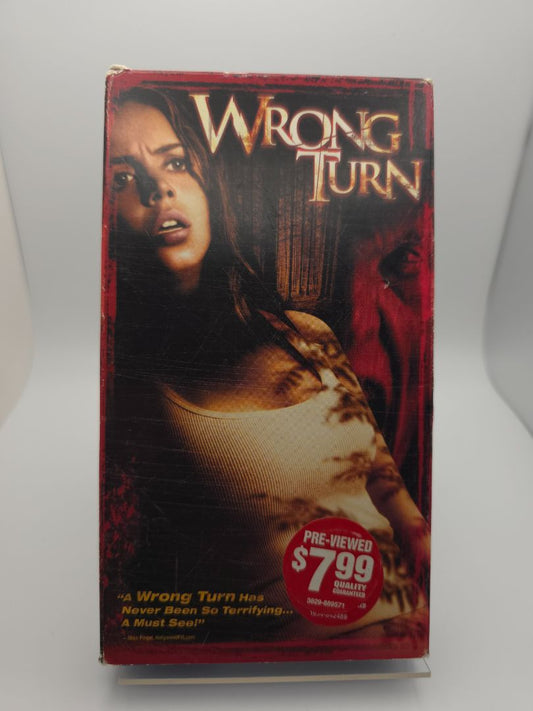 Wrong Turn VHS (Blue Case)