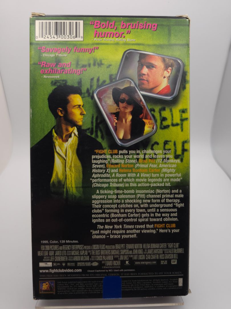 Fight Club VHS