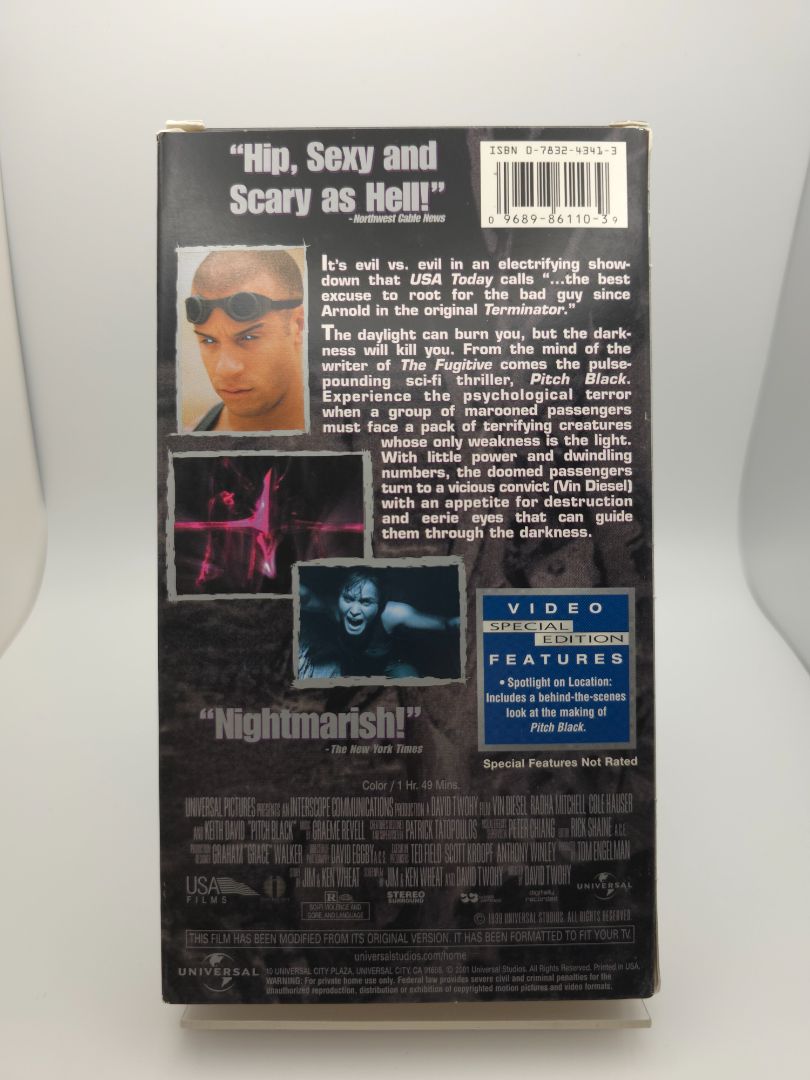 Pitch Black VHS
