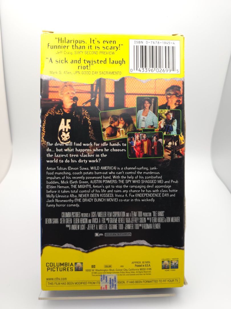 Idle Hands VHS