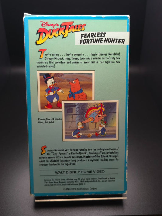 Duck Tales VHS Fearless Fortune Hunter
