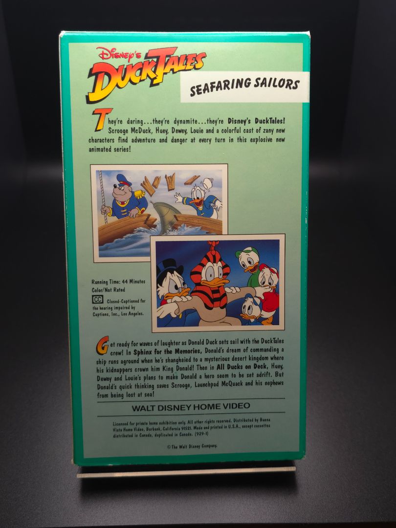 Duck Tales VHS Seafaring Sailors
