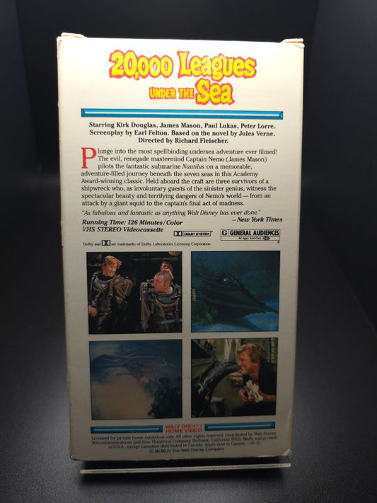VHS 20,000 Leagues Under the Sea