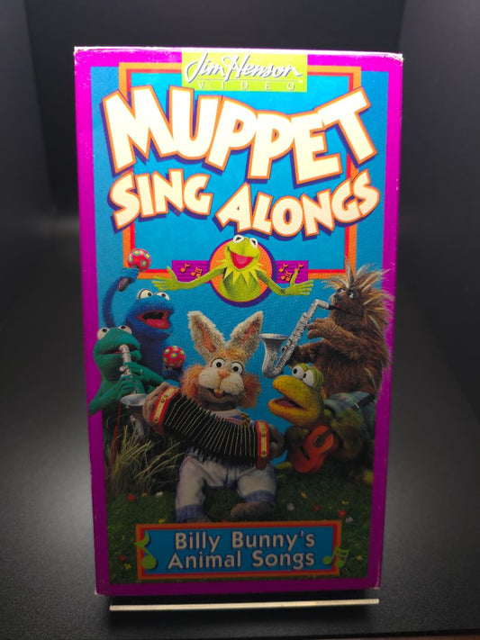 Muppets Sing-a-long VHS Billy Bunny's Animal Songs