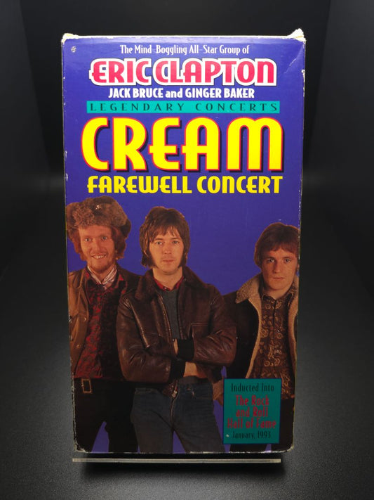Cream Farewell Tour VHS