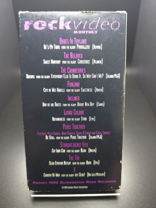 VHS Rock Video Monthly Aug '93