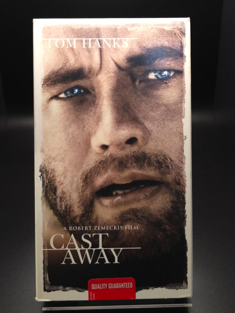 Cast Away VHS Blockbuster Blue