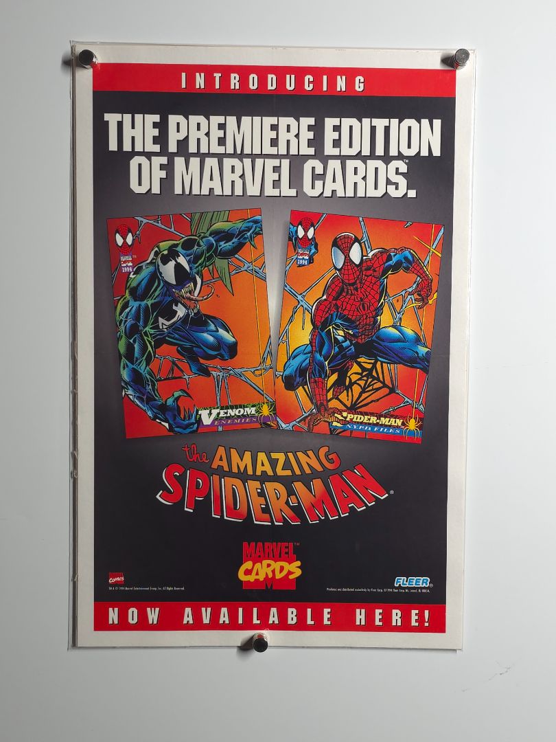 Amazing Spider-Man 94' Trading Card Poster (Linenbacked)