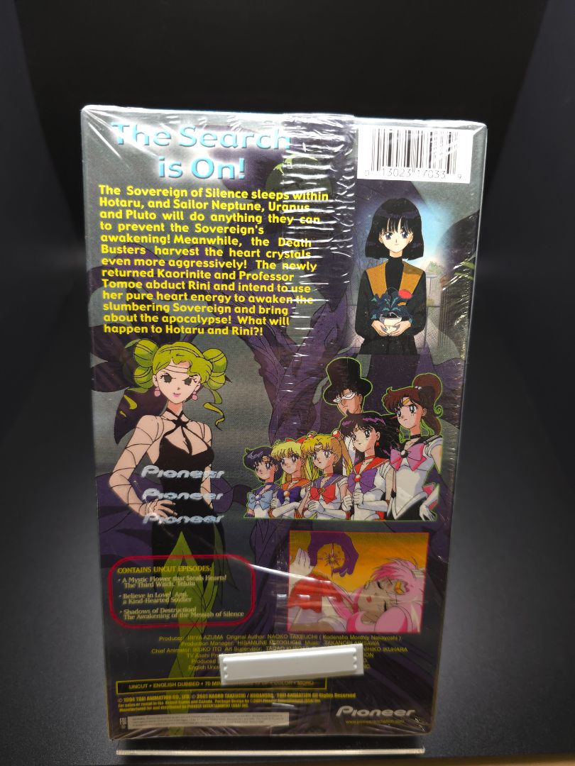 SEALED Sailor Moon S: Small Hearts VHS