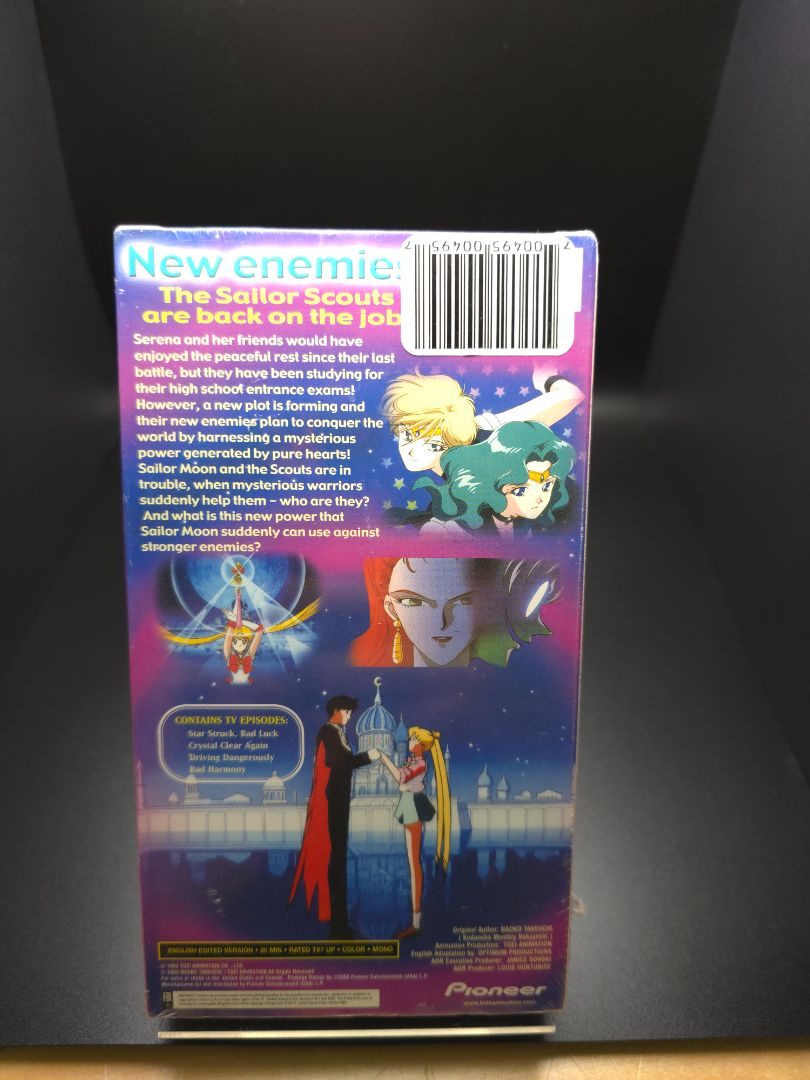 SEALED Sailor Moon S: Pure Hearts VHS