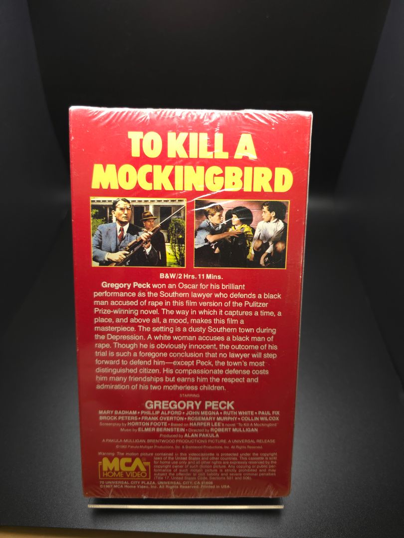 SEALED To Kill a Mocking Bird VHS