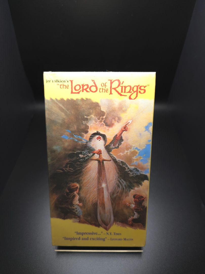 SEALED Lord of the Rings animated VHS