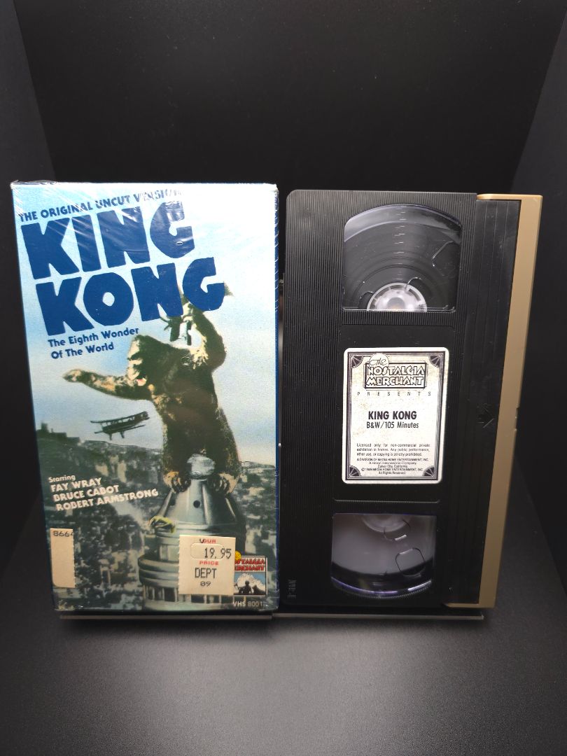 The Original Uncut King Kong VHS