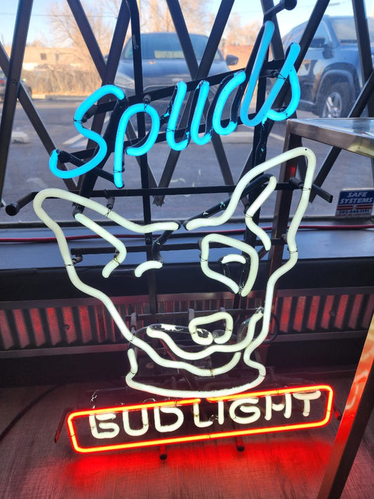 Spuds McKenzie Neon Sign