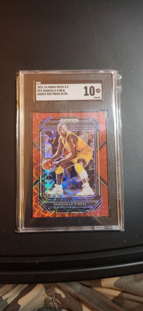 2023 Prizm D.P. Shaquille O'neal Red /88 SGC 10