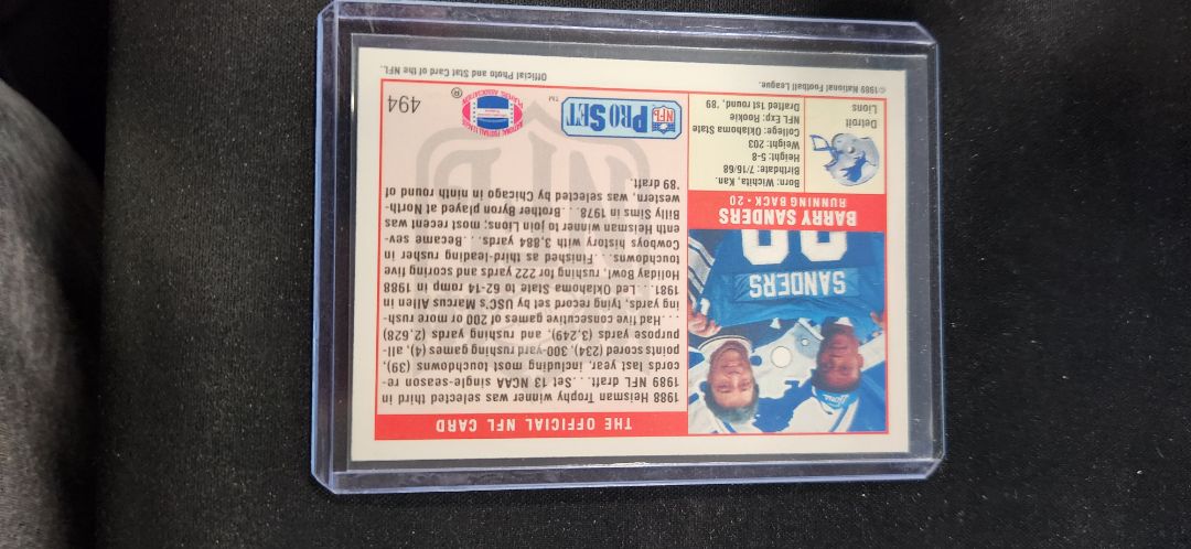 1989 Barry Sanders RC