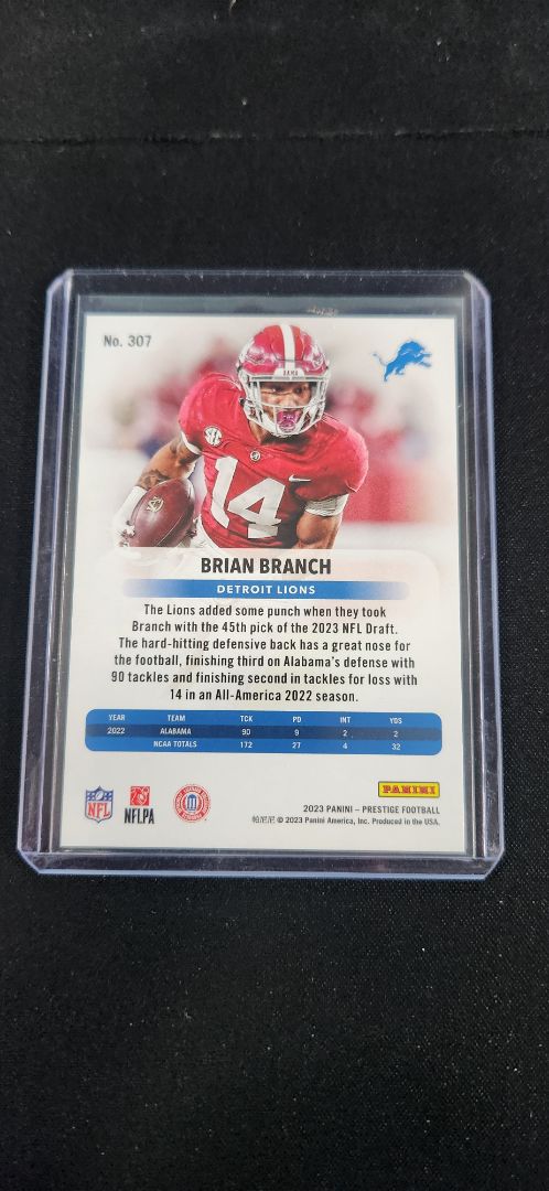 2023 Prestige Brian Branch Blue /399