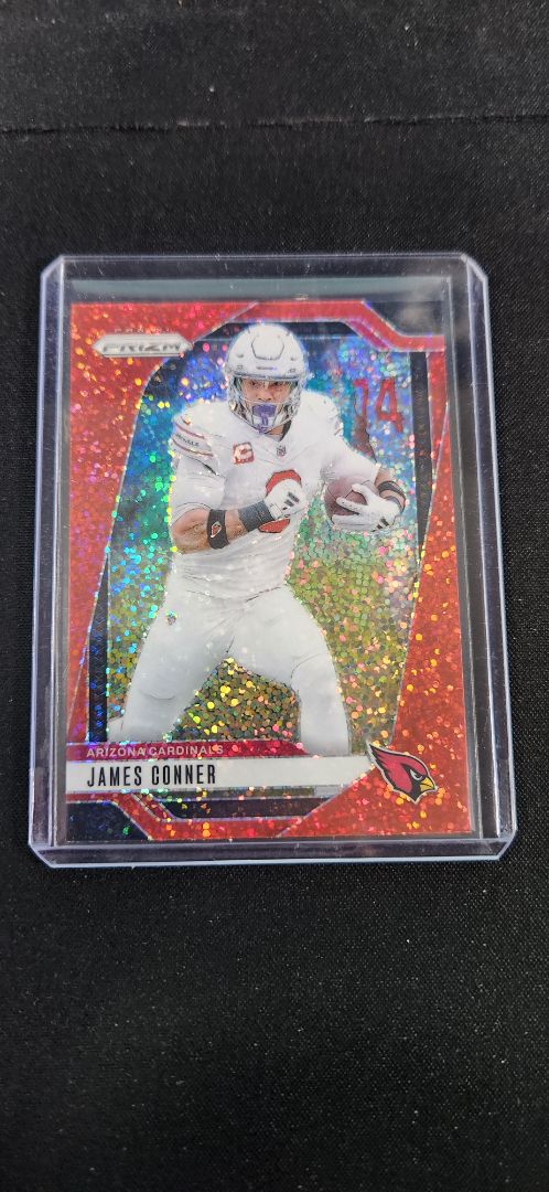 2024 Prizm James Connor Red Sparkle