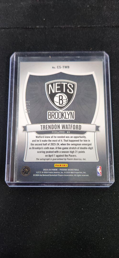 2023-24 Phoenix Trendon Watford Crusade Autograph