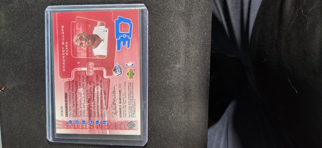 2004 Upper Deck. Chancy Billups Dimensions 3D