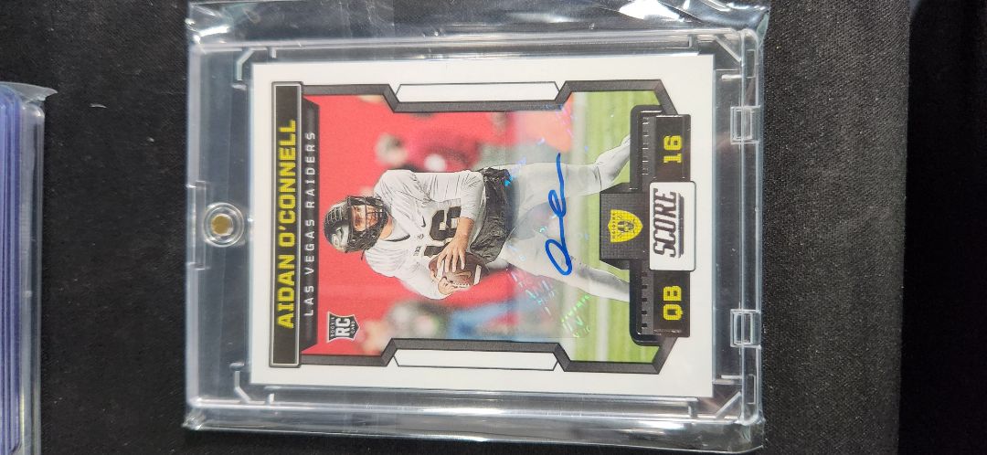 2023 Score. Aidan O'Connell Autograph RC