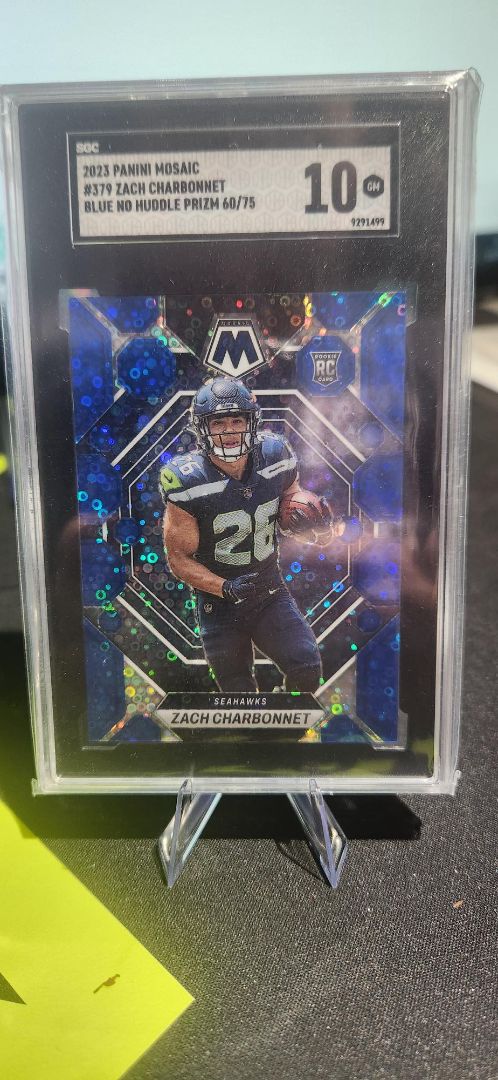 2023 Mosaic Zach Charbonnet Blue Disco /75