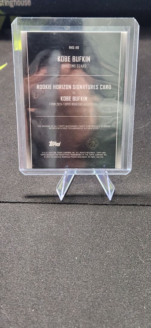 2024 Topps Kobe Bufkin Rookie Horizon Autograph