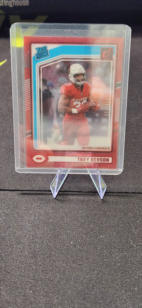 2024 Clearly Donruss Trey Benson Autograph RC
