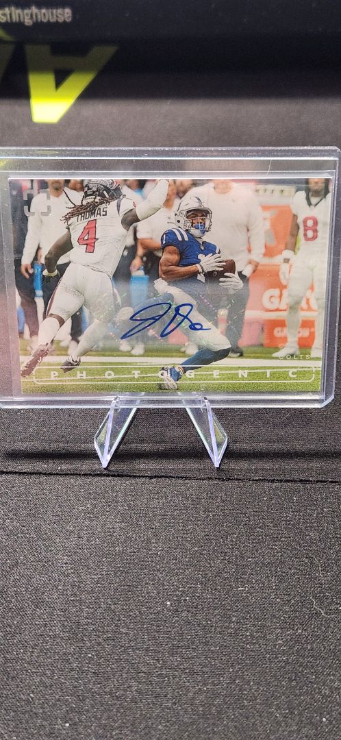 2024 Josh Downs Photogenic Football Autograph RC