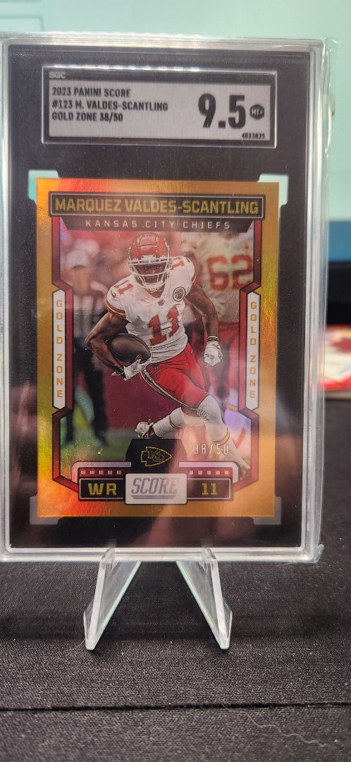 2023 Score- Marquez Valdez-Scantling Gold Zone /50