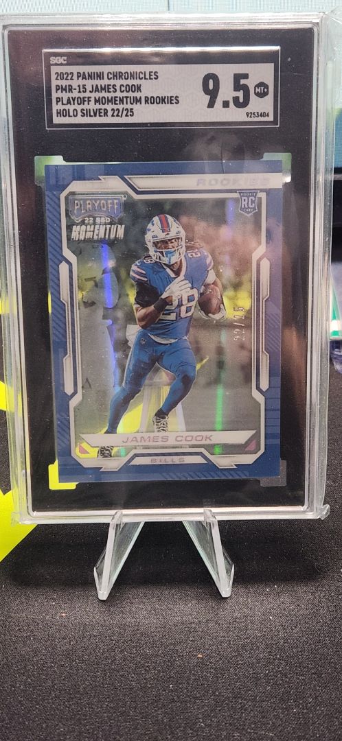 2022 Chronicles James Cook Momentum RC /25 SGC 9.5