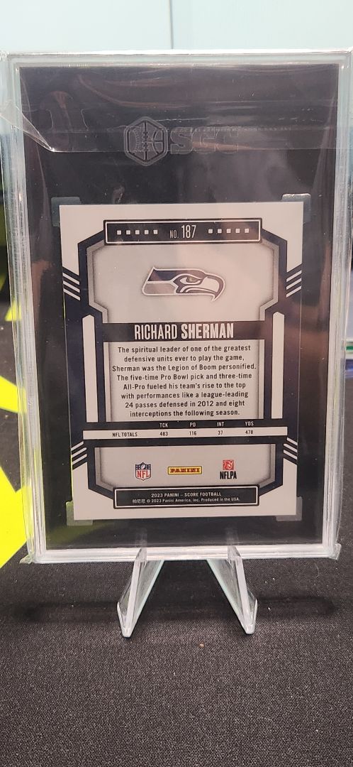 2023 Score Richard Sherman Artist Proof /35 SGC 9.5