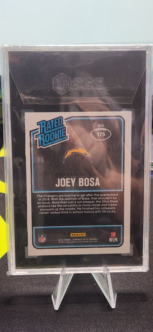 2016 Donruss Optic- Joey Bosa Rate Rookie