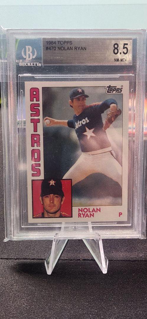 1984 Topps Nolan Ryan #470 BGS 8.5