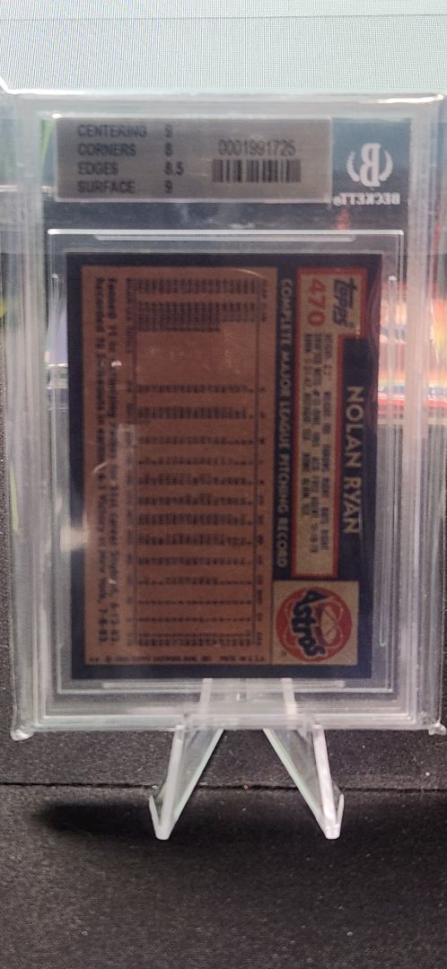 1984 Topps Nolan Ryan #470 BGS 8.5